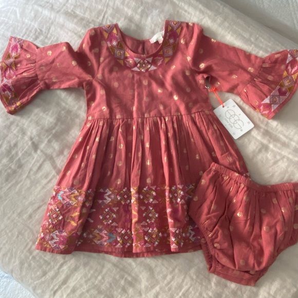NWT EGG New York two piece boho set with bloomers - Picture 3 of 8